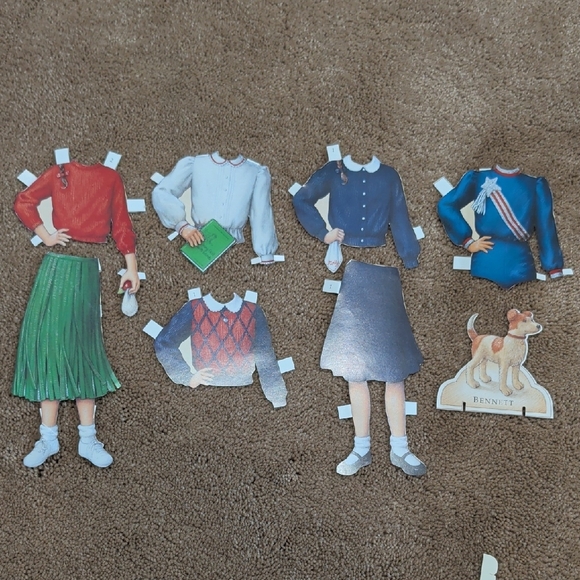 American Girls Paper Dolls Book 1992 - Picture 6 of 10